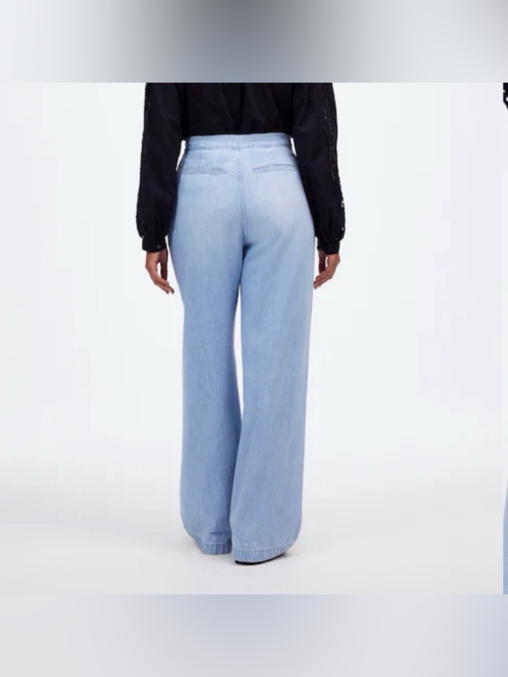 Madewell The Curvy Harlow Wide-Leg Trouser Jean Size 28 NWT - Picture 5 of 16